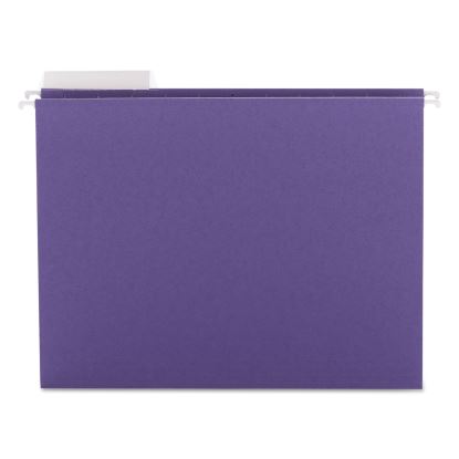 Color Hanging Folders with 1/3 Cut Tabs, Letter Size, 1/3-Cut Tab, Purple, 25/Box1