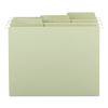 Erasable FasTab Hanging Folders, Letter Size, 1/3-Cut Tabs, Moss, 20/Box2