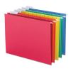 Colored Hanging File Folders with 1/5 Cut Tabs, Letter Size, 1/5-Cut Tabs, Assorted Bright Colors, 25/Box2