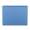 Colored Hanging File Folders with 1/5 Cut Tabs, Letter Size, 1/5-Cut Tabs, Blue, 25/Box1