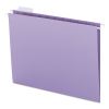 Colored Hanging File Folders with 1/5 Cut Tabs, Letter Size, 1/5-Cut Tabs, Lavender, 25/Box2