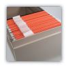 Colored Hanging File Folders with 1/5 Cut Tabs, Letter Size, 1/5-Cut Tabs, Orange, 25/Box2