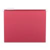 Colored Hanging File Folders with 1/5 Cut Tabs, Letter Size, 1/5-Cut Tabs, Red, 25/Box1