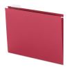 Colored Hanging File Folders with 1/5 Cut Tabs, Letter Size, 1/5-Cut Tabs, Red, 25/Box2