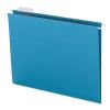 Colored Hanging File Folders with 1/5 Cut Tabs, Letter Size, 1/5-Cut Tabs, Teal, 25/Box2