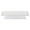 Poly Index Tabs and Inserts For Hanging File Folders, 1/3-Cut Tabs, White/Clear, 3.5" Wide, 25/Pack2