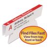 Viewables Hanging Folder Quick-Fold Tabs and Labels, 1/3-Cut Tabs, White, 3.5" Wide, 45/Pack1
