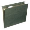 100% Recycled Hanging File Folders, Letter Size, 1/5-Cut Tabs, Standard Green, 25/Box2
