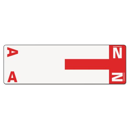 AlphaZ Color-Coded First Letter Combo Alpha Labels, A/N, 1.16 x 3.63, Red/White, 5/Sheet, 20 Sheets/Pack1