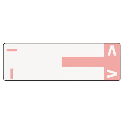 AlphaZ Color-Coded First Letter Combo Alpha Labels, I/V, 1.16 x 3.63, Pink/White, 5/Sheet, 20 Sheets/Pack1