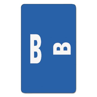 AlphaZ Color-Coded Second Letter Alphabetical Labels, B, 1 x 1.63, Dark Blue, 10/Sheet, 10 Sheets/Pack1