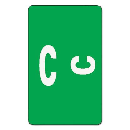 AlphaZ Color-Coded Second Letter Alphabetical Labels, C, 1 x 1.63, Dark Green, 10/Sheet, 10 Sheets/Pack1