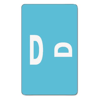 AlphaZ Color-Coded Second Letter Alphabetical Labels, D, 1 x 1.63, Light Blue, 10/Sheet, 10 Sheets/Pack1