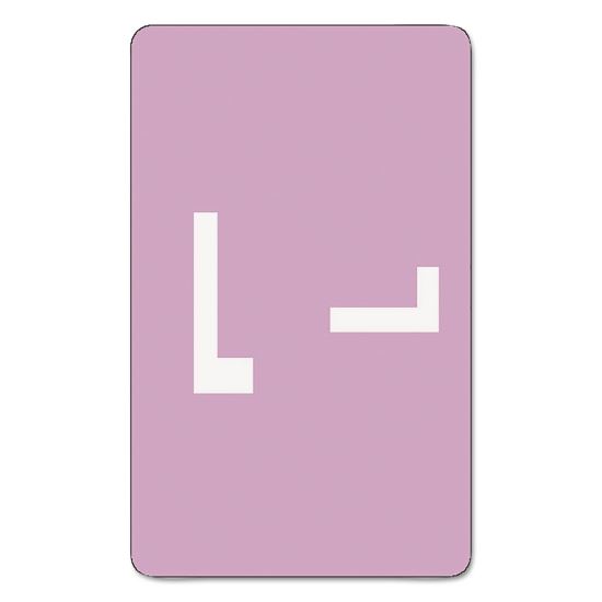 AlphaZ Color-Coded Second Letter Alphabetical Labels, L, 1 x 1.63, Lavender, 10/Sheet, 10 Sheets/Pack1