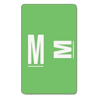 AlphaZ Color-Coded Second Letter Alphabetical Labels, M, 1 x 1.63, Light Green, 10/Sheet, 10 Sheets/Pack1