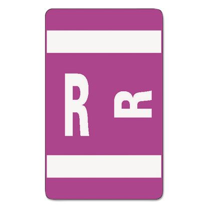 AlphaZ Color-Coded Second Letter Alphabetical Labels, R, 1 x 1.63, Purple, 10/Sheet, 10 Sheets/Pack1