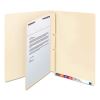 Self-Adhesive Folder Dividers for Top/End Tab Folders with 2-Prong Fasteners, Letter Size, Manila, 100/Box2