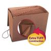 TUFF Expanding Wallet, 31 Sections, Elastic Cord Closure, 1/15-Cut Tabs, Letter Size, Redrope2