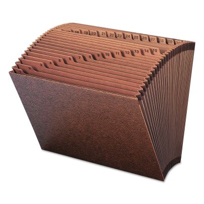TUFF Expanding Open-Top Stadium File, 31 Sections, 1/31-Cut Tabs, Letter Size, Redrope1