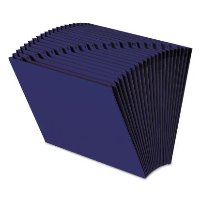 Heavy-Duty Indexed Expanding Open Top Color Files, 21 Sections, 1/21-Cut Tabs, Letter Size, Navy Blue1