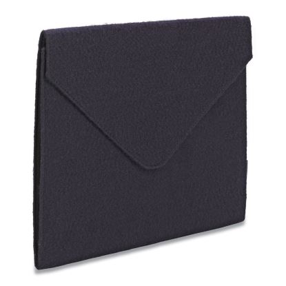 Soft Touch Cloth Expanding Files, 2" Expansion, 1 Section, Snap Closure, Letter Size, Dark Blue1