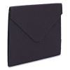 Soft Touch Cloth Expanding Files, 2" Expansion, 1 Section, Snap Closure, Letter Size, Dark Blue2
