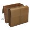 Classic 5.25" Expansion Partition Wallet with Tyvek Gusset Top and Elastic Cord, 6 Sections, Letter Size, Redrope, 10/Box1