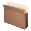 Recycled Top Tab File Pockets, 3.5" Expansion, Letter Size, Redrope, 25/Box2