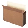 Recycled Top Tab File Pockets, 5.25" Expansion, Letter Size, Redrope, 10/Box2