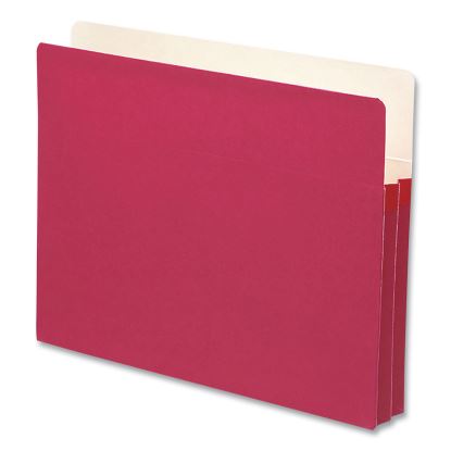 Colored File Pockets, 1.75" Expansion, Letter Size, Red1