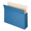 Colored File Pockets, 3.5" Expansion, Letter Size, Blue1