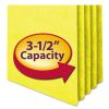 Colored File Pockets, 3.5" Expansion, Letter Size, Yellow2