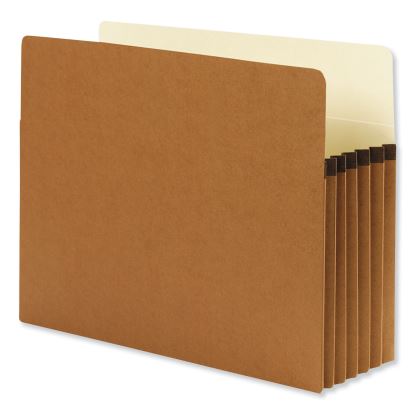 Redrope Drop Front File Pockets, 5.25" Expansion, Letter Size, Redrope, 10/Box1