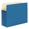 Colored File Pockets, 5.25" Expansion, Letter Size, Blue2