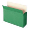 Colored File Pockets, 5.25" Expansion, Letter Size, Green1
