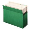 Colored File Pockets, 5.25" Expansion, Letter Size, Green2