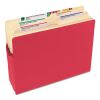 Colored File Pockets, 5.25" Expansion, Letter Size, Red2
