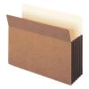 Redrope TUFF Pocket Drop-Front File Pockets with Fully Lined Gussets, 5.25" Expansion, Letter Size, Redrope, 10/Box2