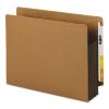 Redrope Drop-Front End Tab File Pockets, Fully Lined 6.5" High Gussets, 3.5" Expansion, Letter Size, Redrope/Brown, 10/Box2