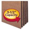 Redrope Drop Front File Pockets, 3.5" Expansion, Letter Size, Redrope, 50/Box2