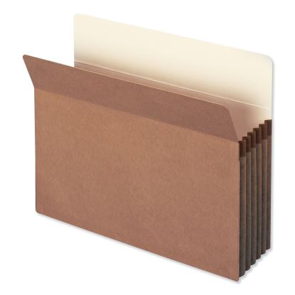 Redrope Drop Front File Pockets, 5.25" Expansion, Letter Size, Redrope, 50/Box1