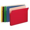 Colored File Pockets, 3.5" Expansion, Letter Size, Assorted Colors, 25/Box2
