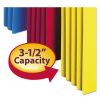 Colored File Pockets, 3.5" Expansion, Letter Size, Assorted Colors, 5/Pack2