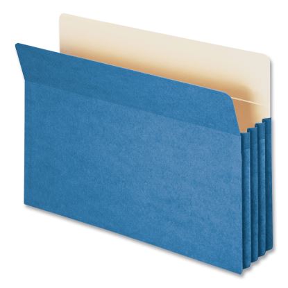 Colored File Pockets, 3.5" Expansion, Legal Size, Blue1