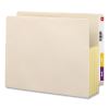 Manila End Tab File Pockets with Tyvek-Lined Gussets, 3.5" Expansion, Letter Size, Manila, 10/Box2