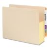 Manila End Tab File Pockets with Tyvek-Lined Gussets, 5.25" Expansion, Letter Size, Manila, 10/Box2