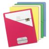 Organized Up Slash Jackets, Letter Size, Assorted Colors, 25/Pack2