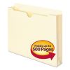 Manila File Jackets, 1-Ply Straight Tab, Letter Size, Manila, 50/Box1