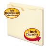 Manila File Jackets, 2-Ply Straight Tab, Letter Size, Manila, 50/Box1