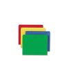 Colored File Jackets with Reinforced Double-Ply Tab, Straight Tab, Letter Size, Assorted Colors, 100/Box2